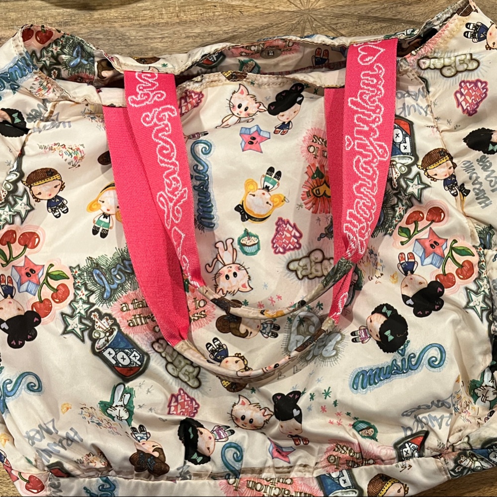 RARE Vintage Y2K Harajuku Lovers Tote Bag *Fatal Attraction to Cuteness*